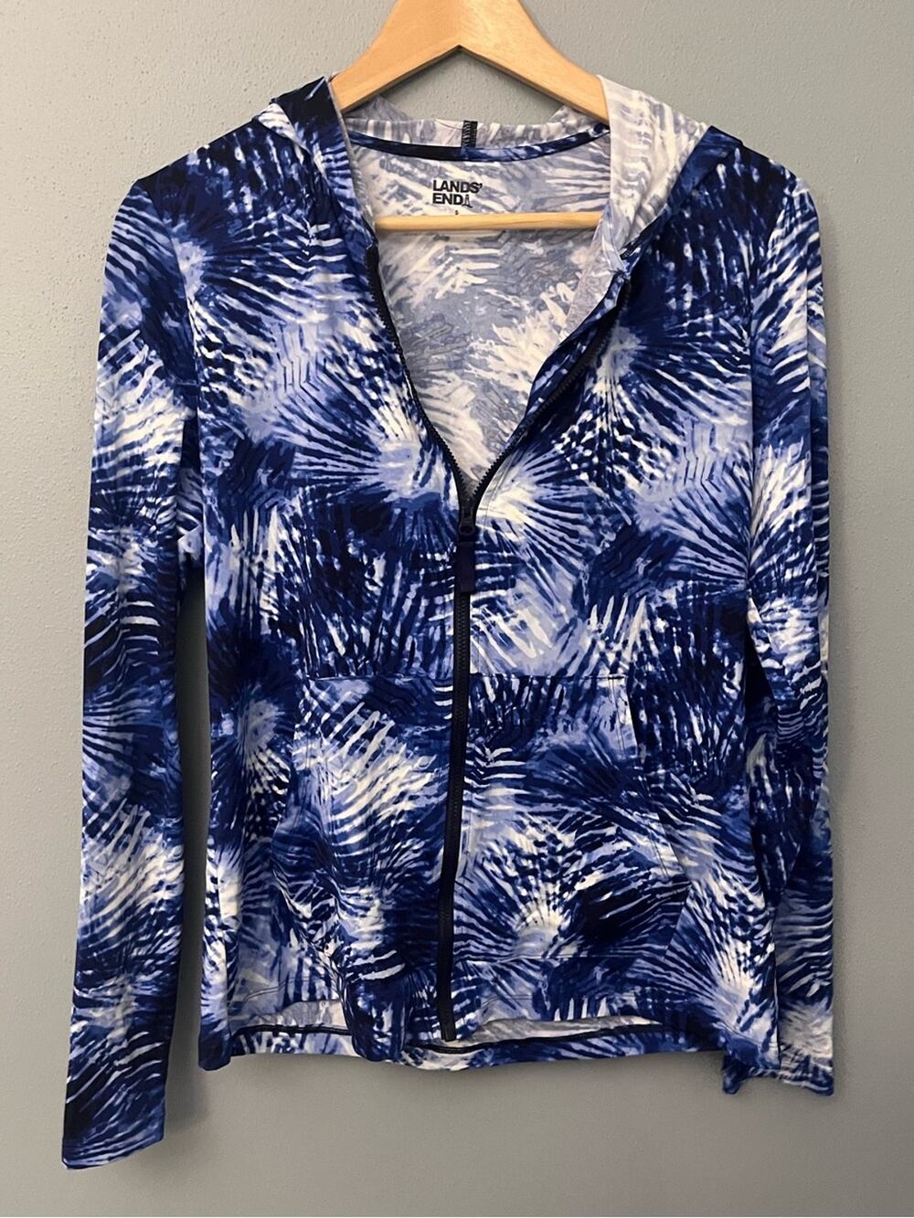 Lands’ End Zip Hooded Rashguard